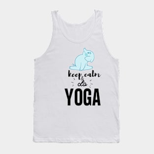 Yoga Elephant - Keep Calm and do Yoga Tank Top